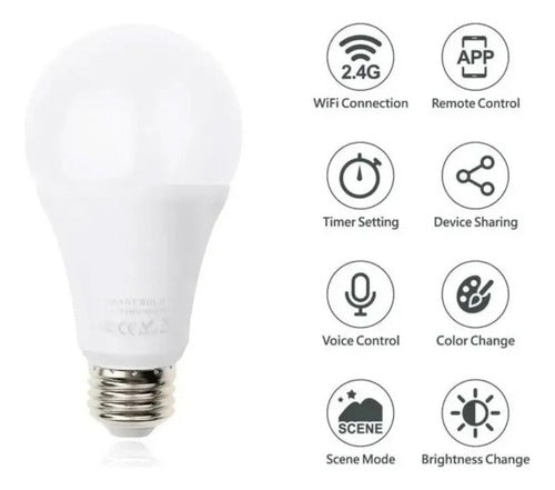 Etheos 13 RGB Smart LED Bulbs 9W WiFi App Tuya Alexa Google Home 1