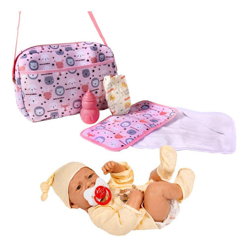 Casita de Muñecas Bolso Cambiador Para Bebe Reborn Bebote Casita De Muñecas 0