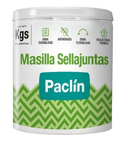 Gema Masilla Elastica Juntas Y Grietas 4 Kg 0