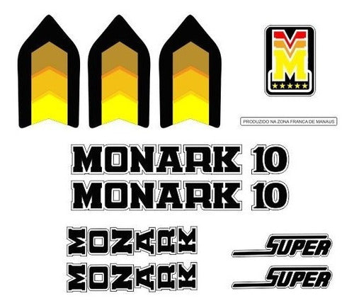 Adesivos Monark Super 10 1982 - Frete Grátis Premium 0