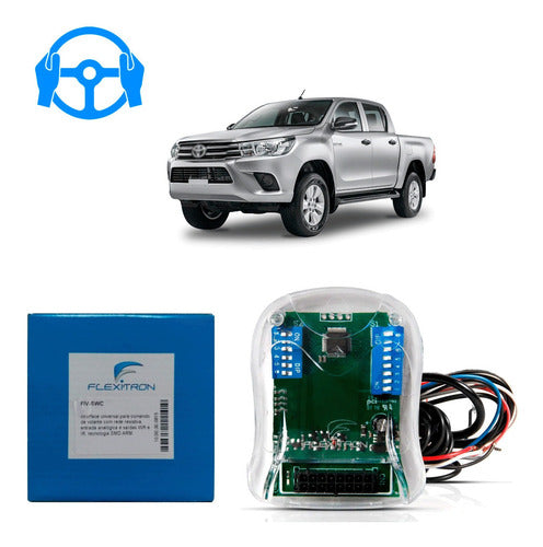 Interface Comando De Volante Mp5 Flexitron Toyota Hilux 1