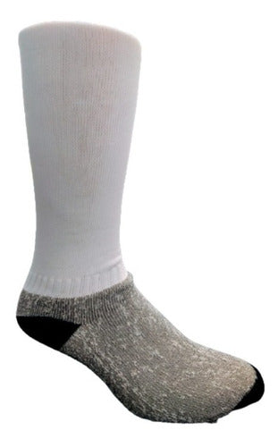 Mezgo White Soccer Socks Bulk 12 Pairs - Mf Blanco 1