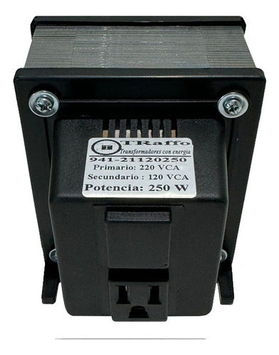 Transformador 220 Vca / 120 Vca / 250 W - Traffo 0