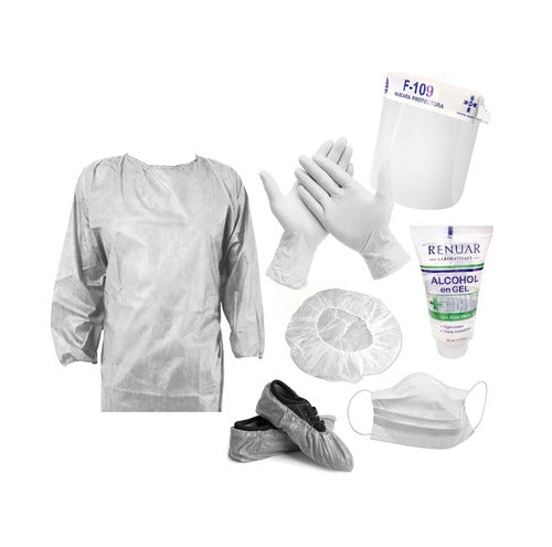 Hospimed Kit Sanitario N°2: Complete Disposable Protection + Hygiene 0