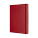 Moleskine Classic Notebook XL Ruled Scarlet Red Hardcover 1