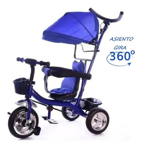 TZT90 Infant Tricycle 360° Steering Handle Babymovil Offer 13
