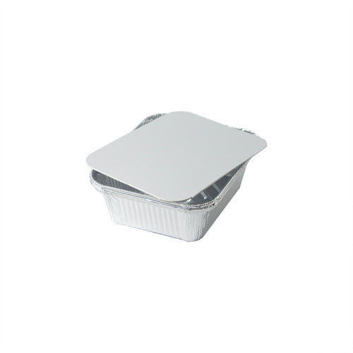 Aluminum Tray F50 with Lid x 150 Units. Manufacturer 1