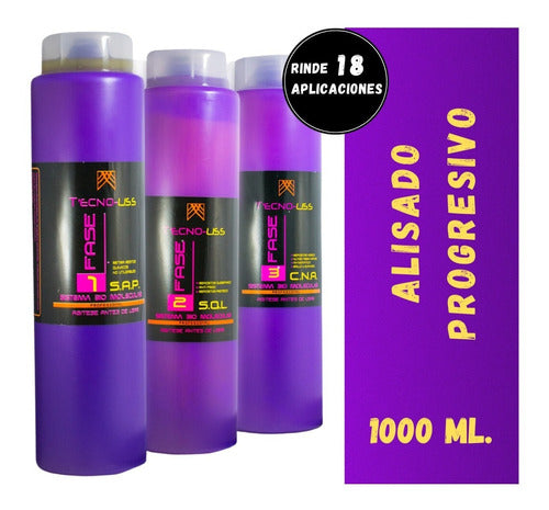 Kit Alisante Tecnoliss 3 Potes 1l Cada Uno 2