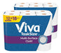 Viva Multi-Surface Cloth Paper Towels, Task Size - 12 Super Rolls 0