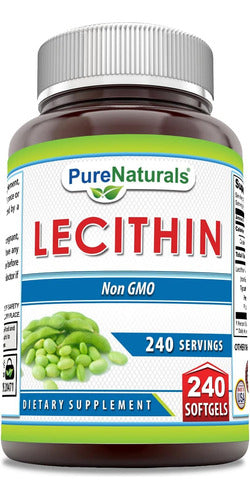 Pure Naturals Lecithin 240 Softgels - Supports Cellular Health 0