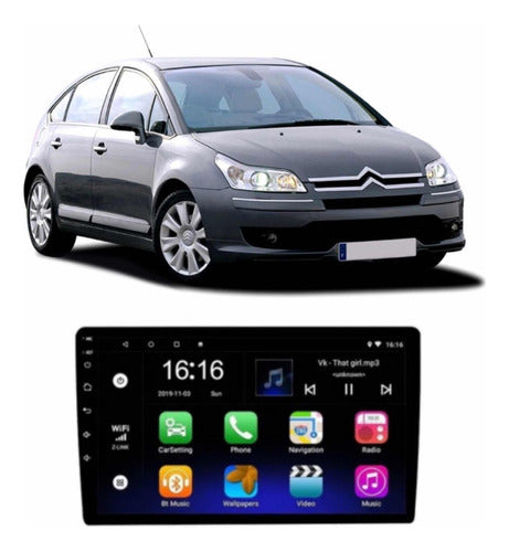 Multimedia 9 Android 12 2gb Citroen C4  Wifi Gps Cámara Rev 0