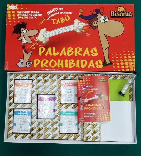 Bisonte Palabras Prohibidas Juego De Mesa Tabu Para Adultos 1