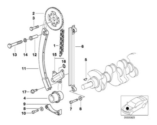 Kc013 Kit Cadena Distrucion Engr Bmw E36 E46 E34 316i 318i 1