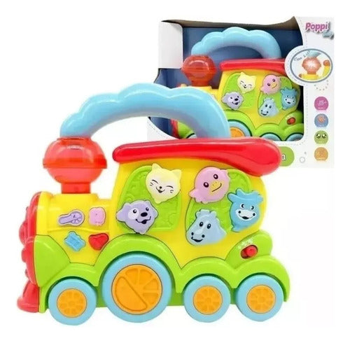 Tren Granja Musical Luces Poppi Baby En Casa Valente 0