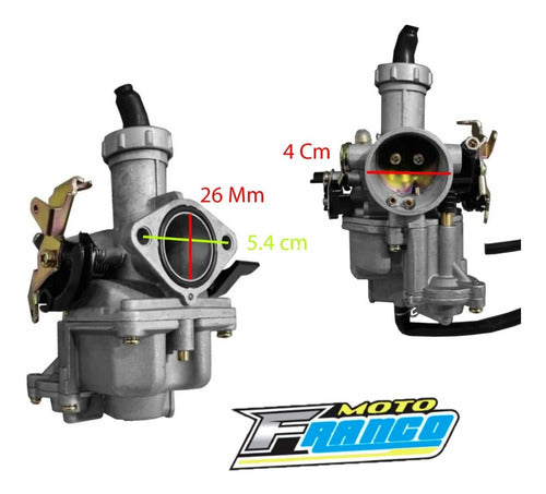 Carburador Gilera Yl 150 C/bomba Pique Motos Franco 1