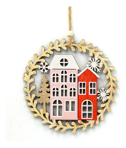 Christmas Decor Hanging Ornament Wooden Cutout Designs! 0
