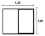 Janela De Alumínio De Correr 100x120cm 2 Folhas Hale Wt 2