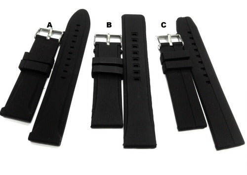 Silicone 22mm Watch Straps for Casio Watches Lon015 0