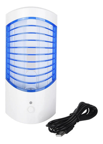 Rechargeable LED Flying Insect Trap with UV Light 1