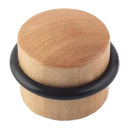 REI Round Wooden Door Stop - Adhesive Floor Mount 0