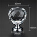 Crystal Faceted Drawer Knob. Sphere. Diamond, X 9 1