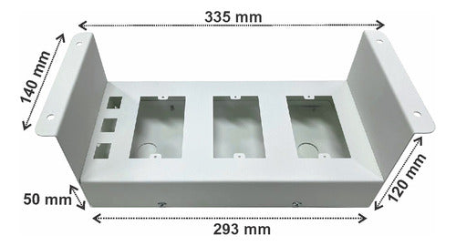 WIRENEX Connection Box for 3 Frames 1