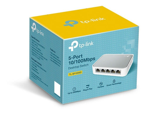 TP-Link Switch Esc Tplink 5po 10/100 Sf1005d Backup 5