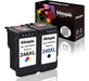 Kit De Cartuchos Para Canon Pg 245xl Cl 246xl Color Y Negro 0