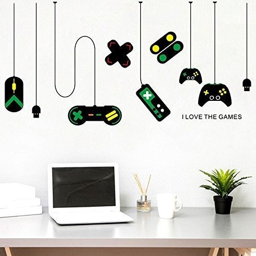 Vinilo Decorativo Pared [7dvr7rxl] Gamer 1