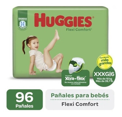 Huggies Flexi Comfort Xxxg X 96 Unidades 0