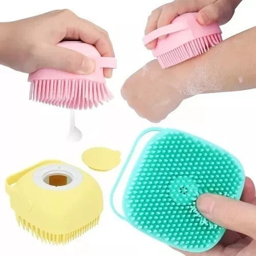 Body Silicone Brush Cleaner + Feet Mask Kit 3