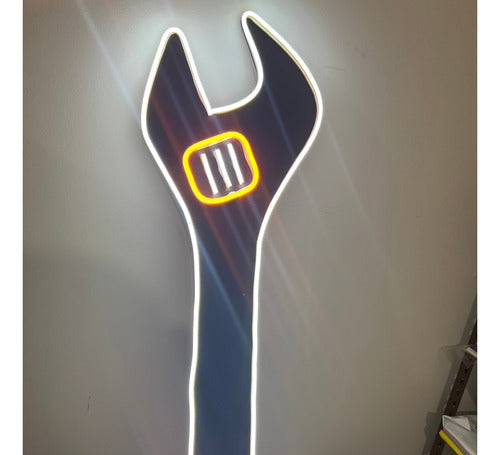 Grafica Alcatraz Neon LED Sign - Wrench 50 Cm Long 1