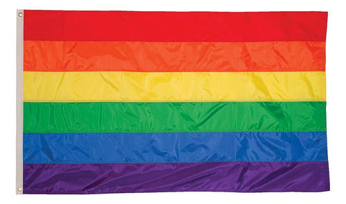 In The Breeze 3700 Rainbow Grommet Flag - 2 X 3 Feet 0