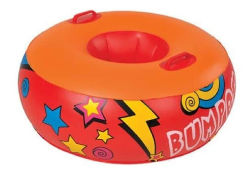 Set of 2 Inflatable Bumper Rings for Safe Summer Fun - Children's Bumper Car Rings x2 1