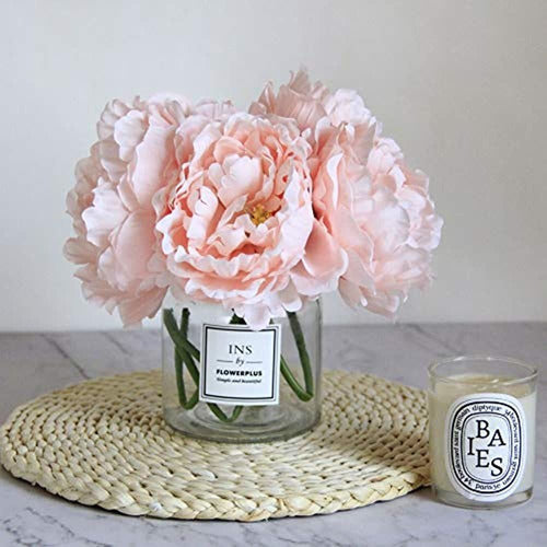 Tinsow Artificial Peony for Home Decoration, 5 Pieces 2