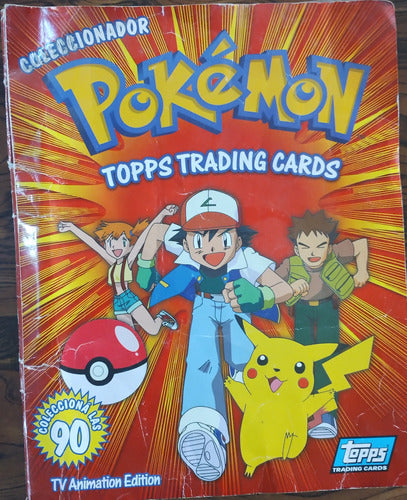 Coleccionador Pokémon Topps Tv Animation Edition 1999+cartas 0