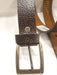 Agustino Cueros Embroidered Leather Belt with Herringbone and Cross Design 2