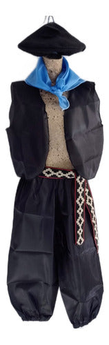 Cotipack Gaucho Costume with Bombachas, Vest, Sash, Scarf, and Beret 0