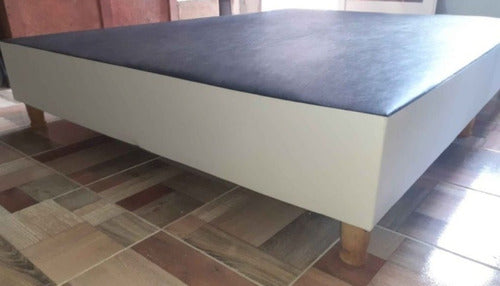 Ecocuero Base Box Sommier 1 Plaza 80x190 Envio Gratis 1