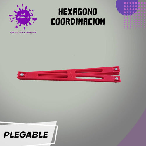 Hexágono De Coordinación De Varilla Pvc Plegable 5