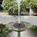 Estefanlo Solar Fountain Pump, 1.4W Solar Fountain for Bird Bath 2