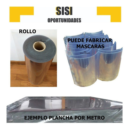 Pvc Acetato Cristal 200 Micrones X 1 Metro Entrega Inmediata 1