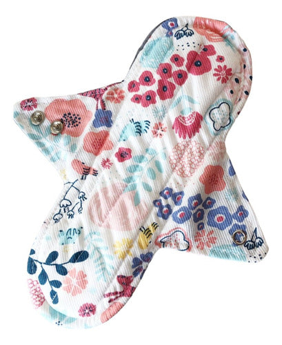 Reusable Nighttime Waterproof Cloth Pad with Wings 0