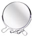 Dual Round Makeup Mirror with Magnification for Travel 2