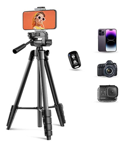 Torjim 64-Inch Phone Tripod, Tripod 0