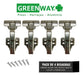 Greenway Bisagra Cierre Suave Codo 9 Cazoleta 35 Mm Pack 4 U Two Ways 1