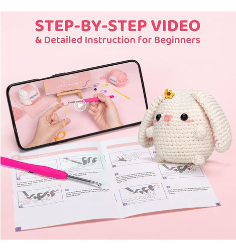 Kit De Crochet Completo Para Principiantes Con Tutoriales 3