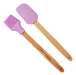 PAMPA DECO Silicone Spatula and Brush Set with Wood Handle for Baking 6