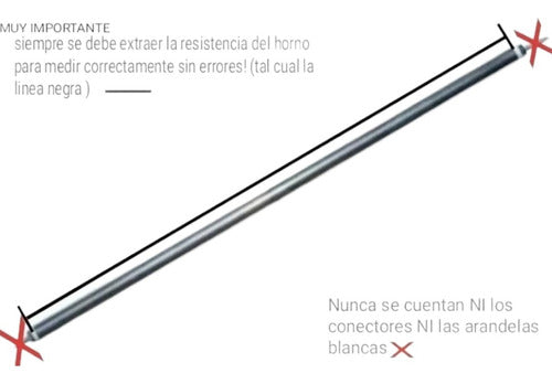 2 Vela Resistencia Horno Eléctrico 42 Cm (x2 Unidades) 1