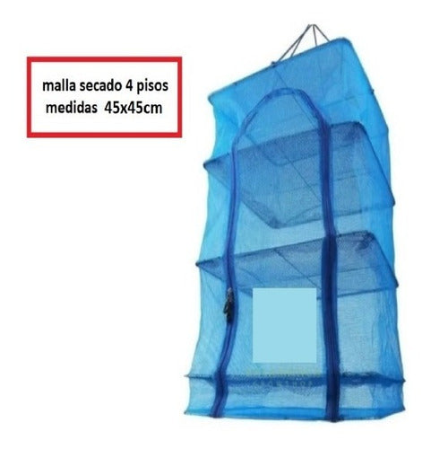 Malla Secado Malla De Secado 4 Pisos Con Protección 45x45cm 1